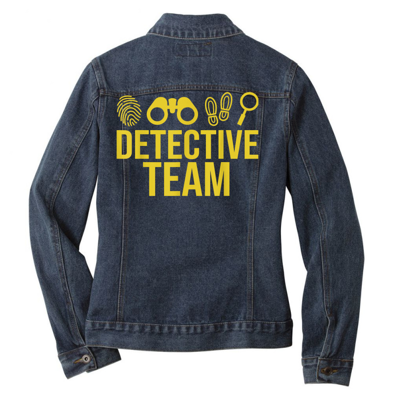 Private Investigator Detective Espionage Office Training T Shirt Ladies Denim Jacket by MoczoTenleigh | Artistshot