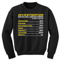 Private Investigator Detective Police Crime T Shirt Youth Sweatshirt | Artistshot