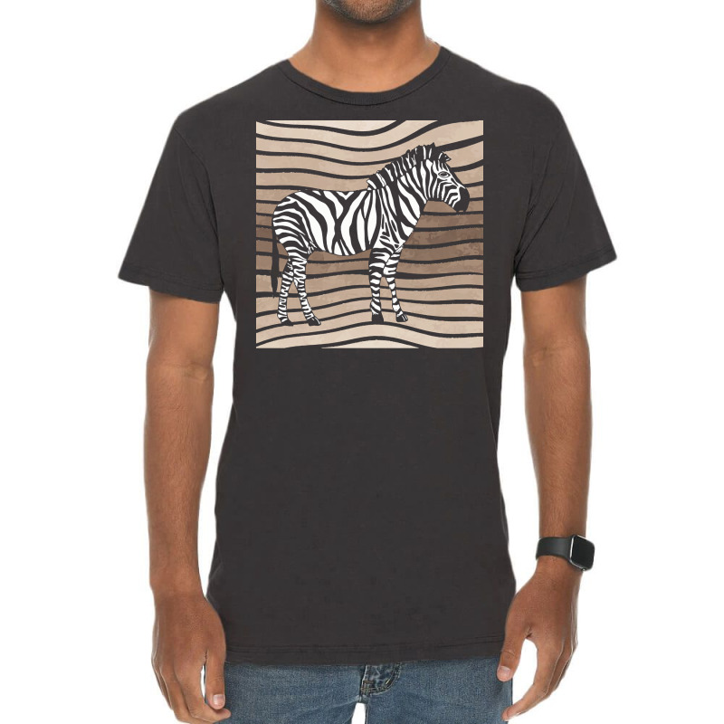 Zebra Design T  Shirtzebra T  Shirt (3) Vintage T-shirt | Artistshot