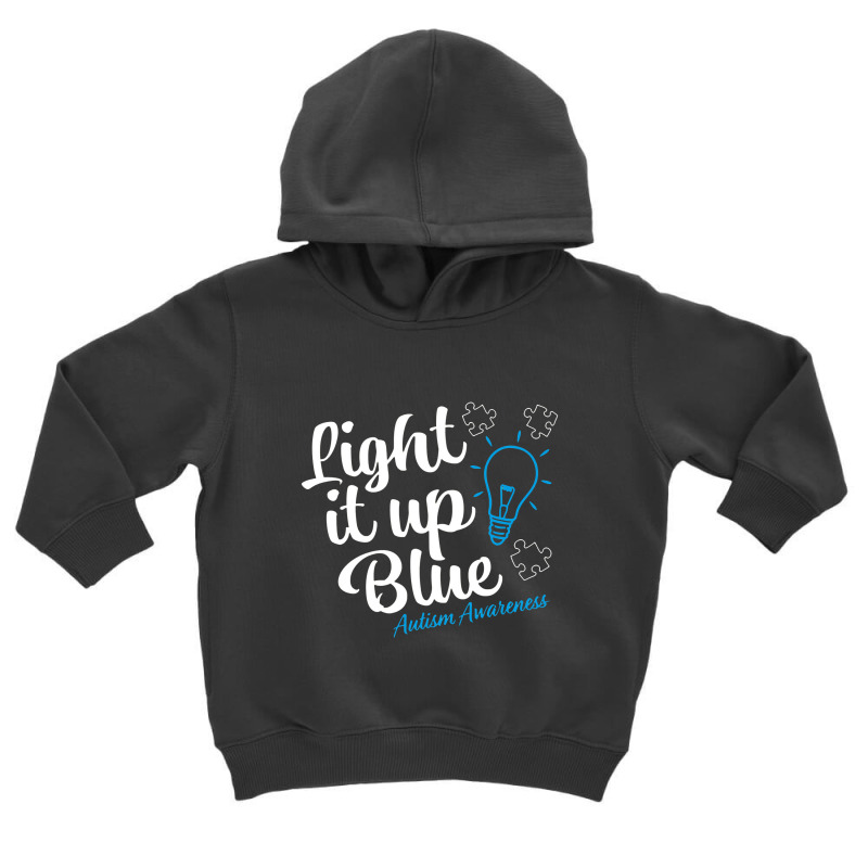 Autism Awareness Light It Up Blue Autism Awareness Pullover Toddler Hoodie by labilsekali | Artistshot