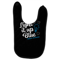 Autism Awareness Light It Up Blue Autism Awareness Pullover Baby Bibs | Artistshot