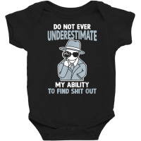 Private Investigator, Spying, True Crime T Shirt Baby Bodysuit | Artistshot