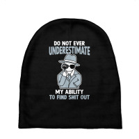 Private Investigator, Spying, True Crime T Shirt Baby Beanies | Artistshot