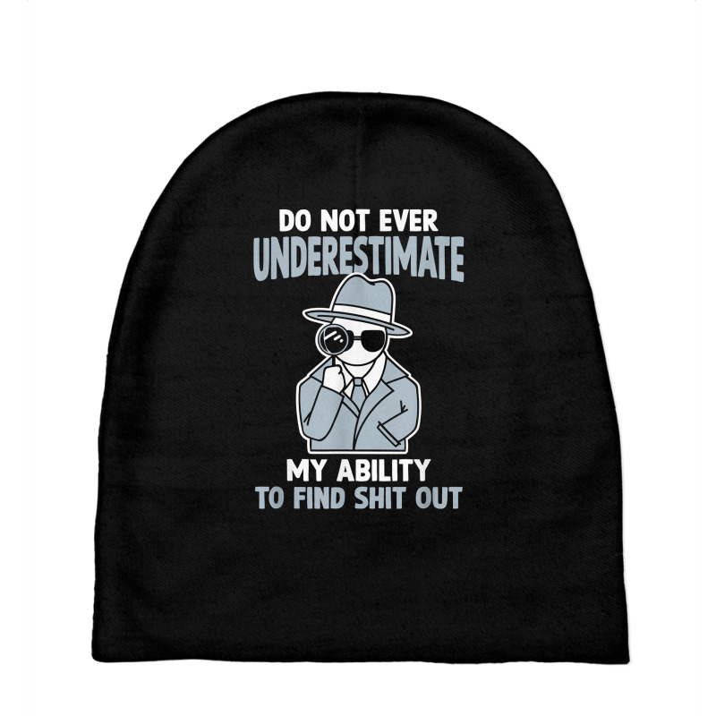 Private Investigator, Spying, True Crime T Shirt Baby Beanies by MoczoTenleigh | Artistshot