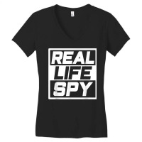 Real Life Spy Investigator Investigation Private Detective T Shirt Women's V-neck T-shirt | Artistshot