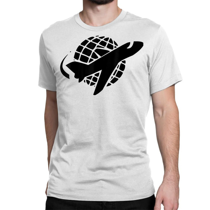 Private Jet Travel Airplane T Shirt Classic T-shirt by MoczoTenleigh | Artistshot