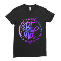 Be Kind Plus Size Graphic Ladies Fitted T-shirt | Artistshot