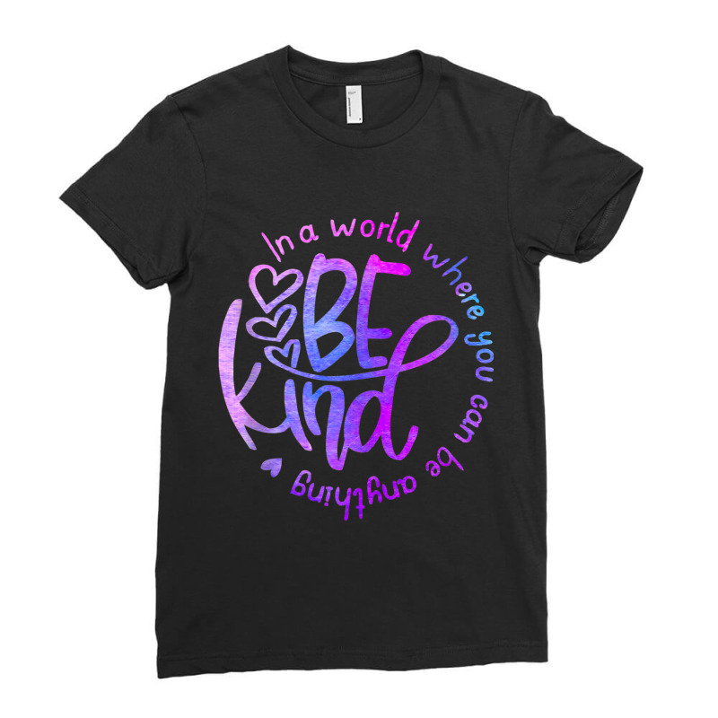 Be Kind Plus Size Graphic Ladies Fitted T-Shirt by 1 T-shirts | Artistshot