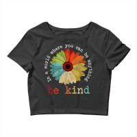 Be Kind Plus Size Graphic Crop Top | Artistshot