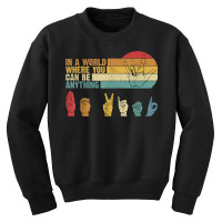 Be Kind Plus Size Graphic Youth Sweatshirt | Artistshot