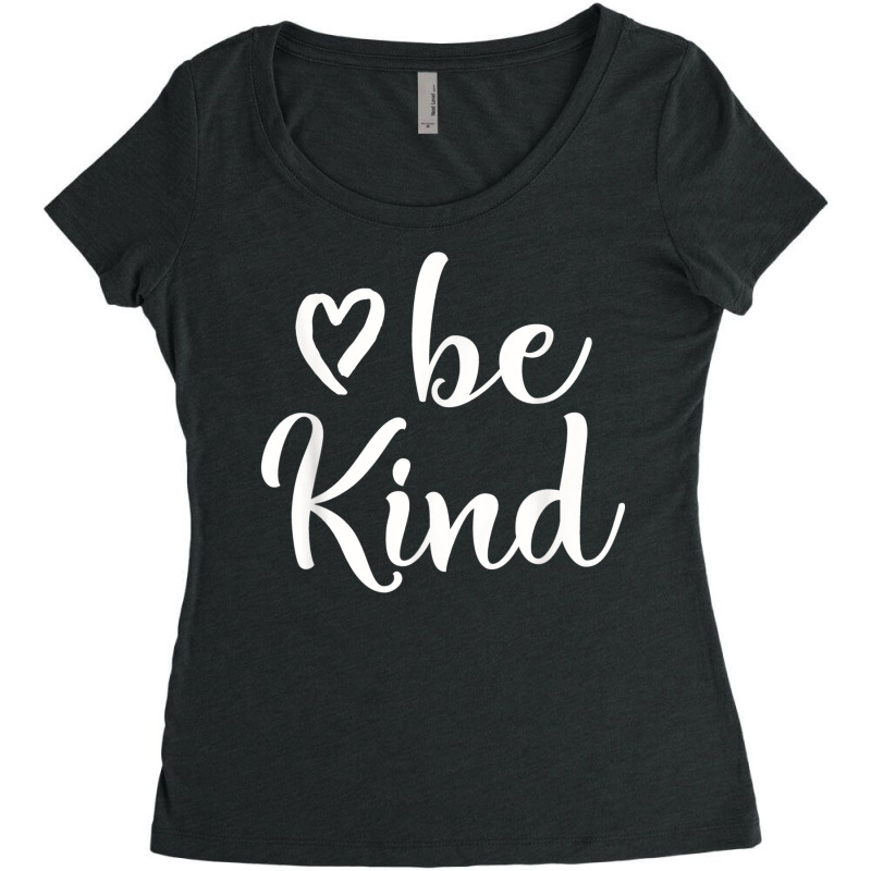 Be Kind Plus Size Graphic Women's Triblend Scoop T-shirt by 1 T-shirts | Artistshot