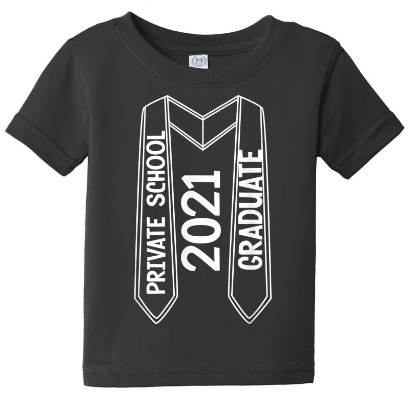 Private School Graduation Sash 2021 T Shirt Baby Tee by MoczoTenleigh | Artistshot