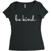 Be Kind Plus Size Graphic Women's Triblend Scoop T-shirt | Artistshot