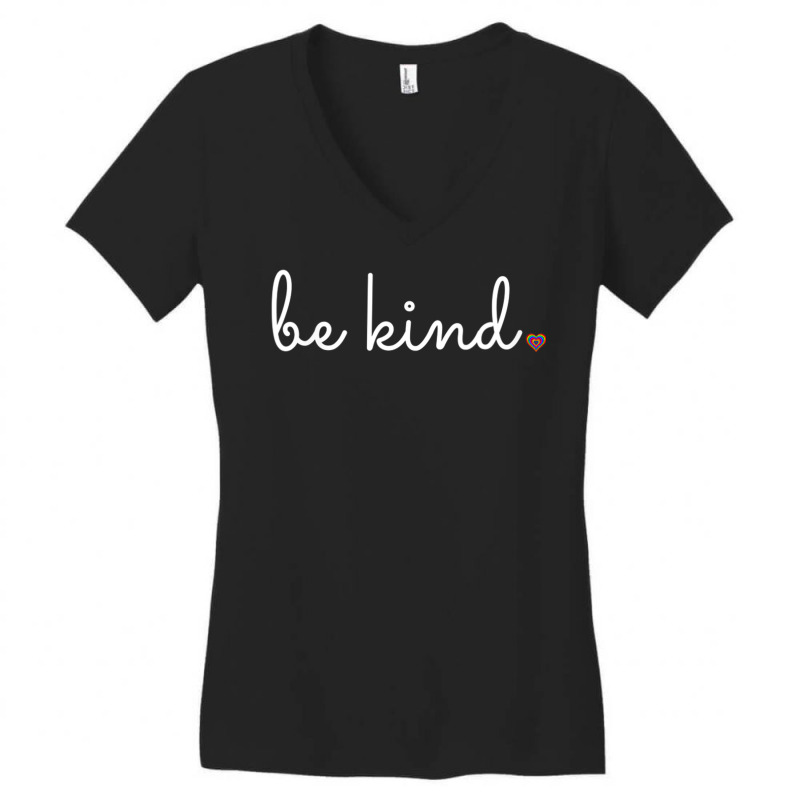 Be Kind Plus Size Graphic Women's V-Neck T-Shirt by 1 T-shirts | Artistshot