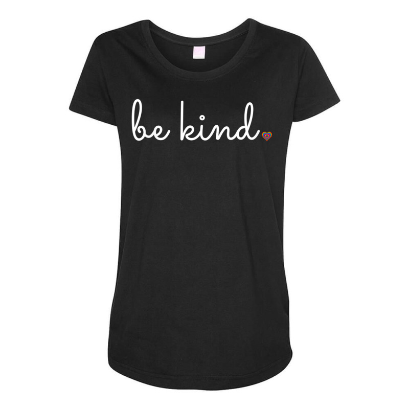 Be Kind Plus Size Graphic Maternity Scoop Neck T-shirt by 1 T-shirts | Artistshot