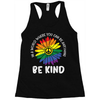 Be Kind Pride Plus Size Graphic Racerback Tank | Artistshot