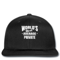 Private World's Most Average Funny Private T Shirt Printed Hat | Artistshot