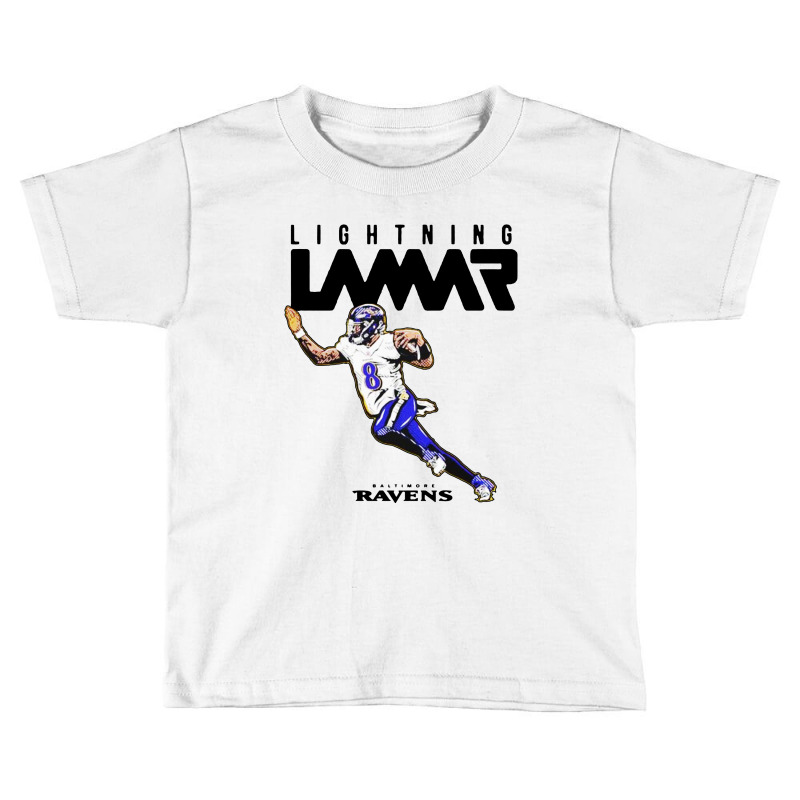 Lightning Lamar Toddler T-shirt by Focus Tees | Artistshot