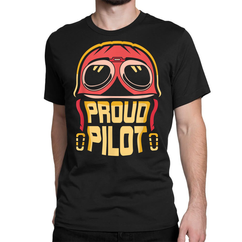 Proud Pilot Small Airplane Private Aircraft T Shirt Classic T-shirt by MoczoTenleigh | Artistshot