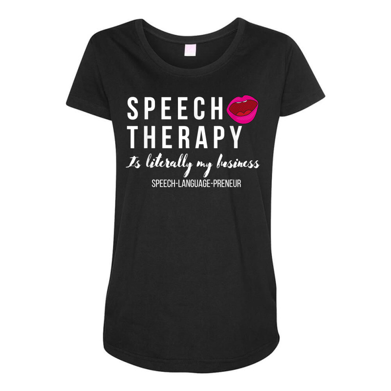 Speech Therapistslp In Private Practice T Shirt Maternity Scoop Neck T-shirt by AshleyPenez | Artistshot