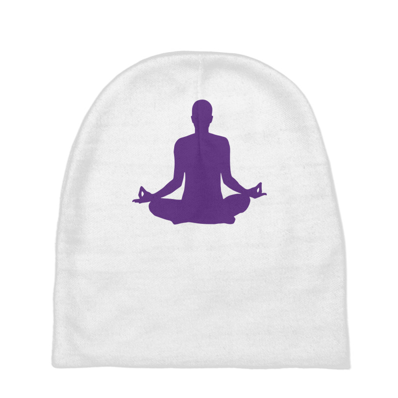 Yoga Meditation Scene Baby Beanies by AQSRi | Artistshot