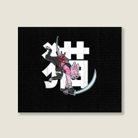 Samurai Ninja Sphynx Cat Kawaii Tattoo Graphic T Shirt Landscape Canvas Print | Artistshot