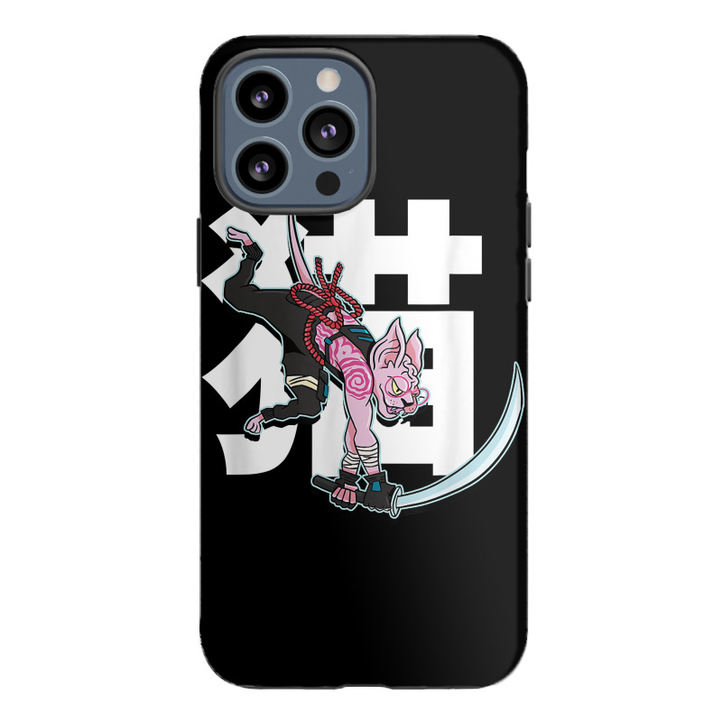 Samurai Ninja Sphynx Cat Kawaii Tattoo Graphic T Shirt Iphone 13 Pro Max Case | Artistshot