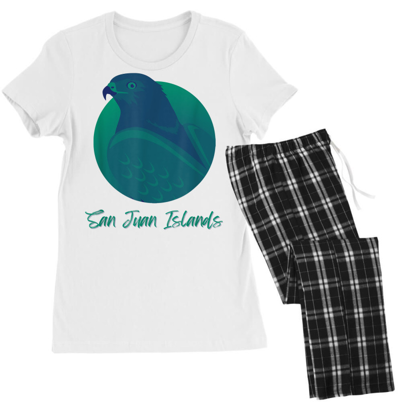 San Juan Islands Wa Osprey Sea Green Raptor Ocean Bird T Shirt Women's Pajamas Set by ZaraeTrullinger | Artistshot