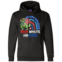 4th July Independence Day American Graphic Plus Size Dinosaur Rainbow Champion Hoodie | Artistshot