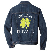 St Patricks Day Shirt Lucky Private Gift T Shirt Men Denim Jacket | Artistshot