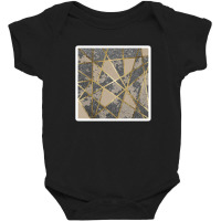 Teal Pink And Black Granite Marble Pattern 14877101 Baby Bodysuit | Artistshot