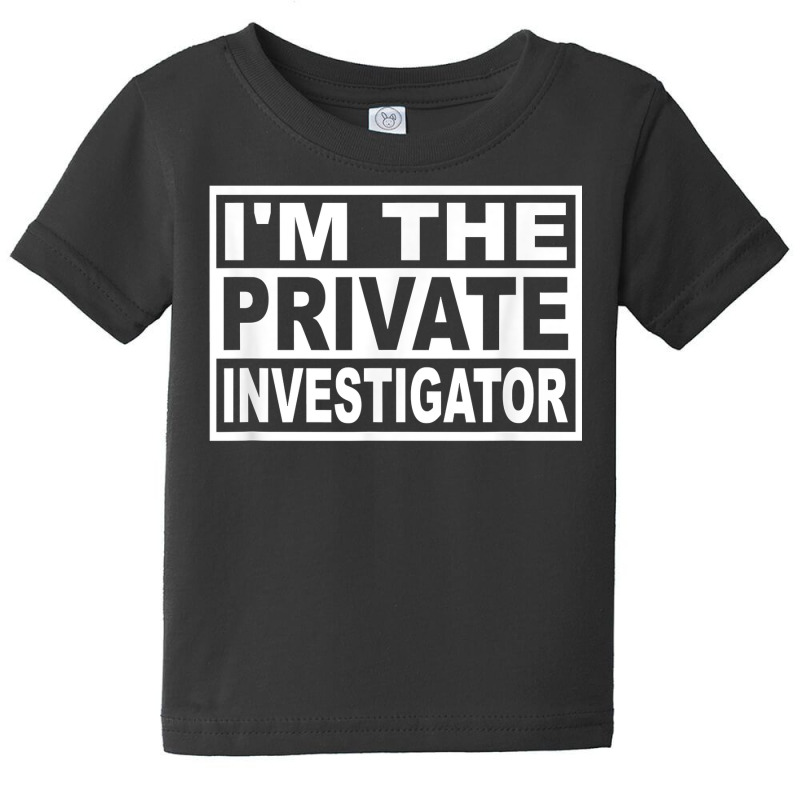 Private Investigator Square Graphic T Shirt Baby Tee by SchonbergerKamile | Artistshot