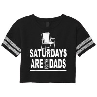 Saturdays For The Dads Daddy Funny Father's Day Cute T Shirt Scorecard Crop Tee | Artistshot