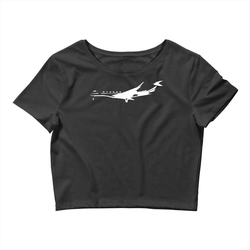 Private Jet T.1 Aviation Inspired Aircraft T Shirt Crop Top by SchonbergerKamile | Artistshot