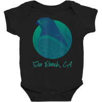 Sea Ranch Ca Osprey Sea Green Raptor Ocean Bird T Shirt Baby Bodysuit | Artistshot