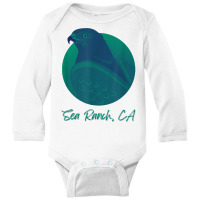 Sea Ranch Ca Osprey Sea Green Raptor Ocean Bird T Shirt Long Sleeve Baby Bodysuit | Artistshot