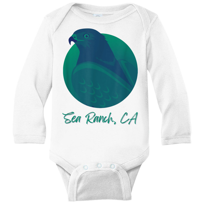 Sea Ranch Ca Osprey Sea Green Raptor Ocean Bird T Shirt Long Sleeve Baby Bodysuit by ZaraeTrullinger | Artistshot