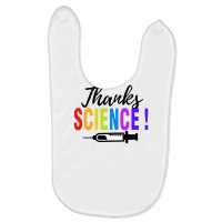 Thanks Science Pro Vaccine Vaccination Quote Baby Bibs | Artistshot