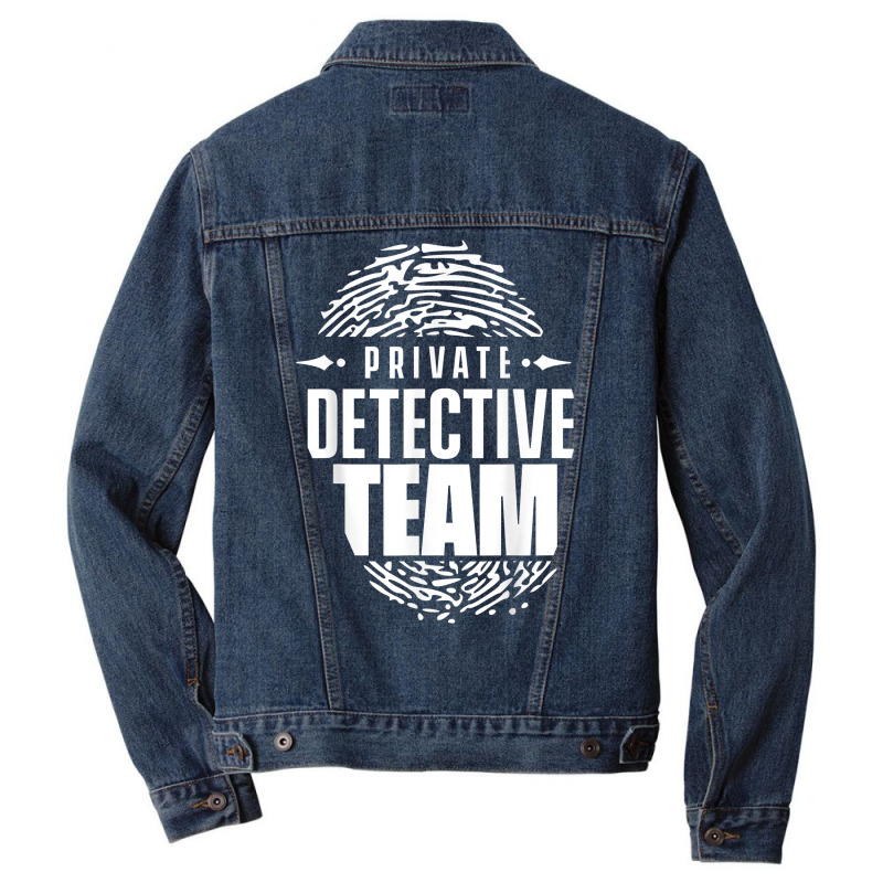 Spy Investigator Observation Private Detective Team T Shirt Men Denim Jacket by MoczoTenleigh | Artistshot