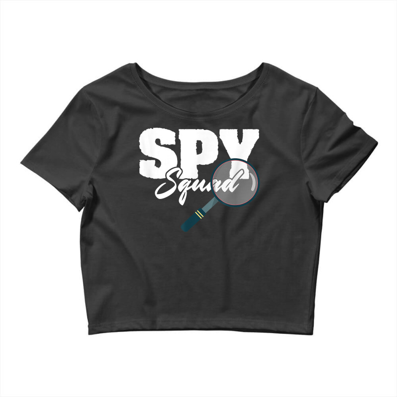 Spy Squad Police Crime Investigator Private Detective Team T Shirt Crop Top by MoczoTenleigh | Artistshot