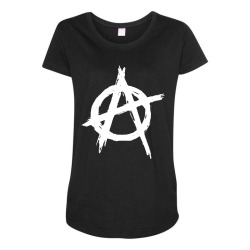 anarchy Maternity Scoop Neck T-shirt | Artistshot