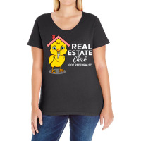 Real Estate Chick For Real Estate Agent Ladies Curvy T-shirt | Artistshot