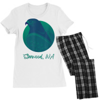 Stanwood Wa Osprey Sea Green Raptor Ocean Bird T Shirt Women's Pajamas Set | Artistshot