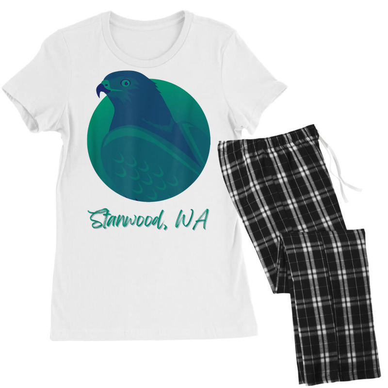 Stanwood Wa Osprey Sea Green Raptor Ocean Bird T Shirt Women's Pajamas Set by MoczoTenleigh | Artistshot