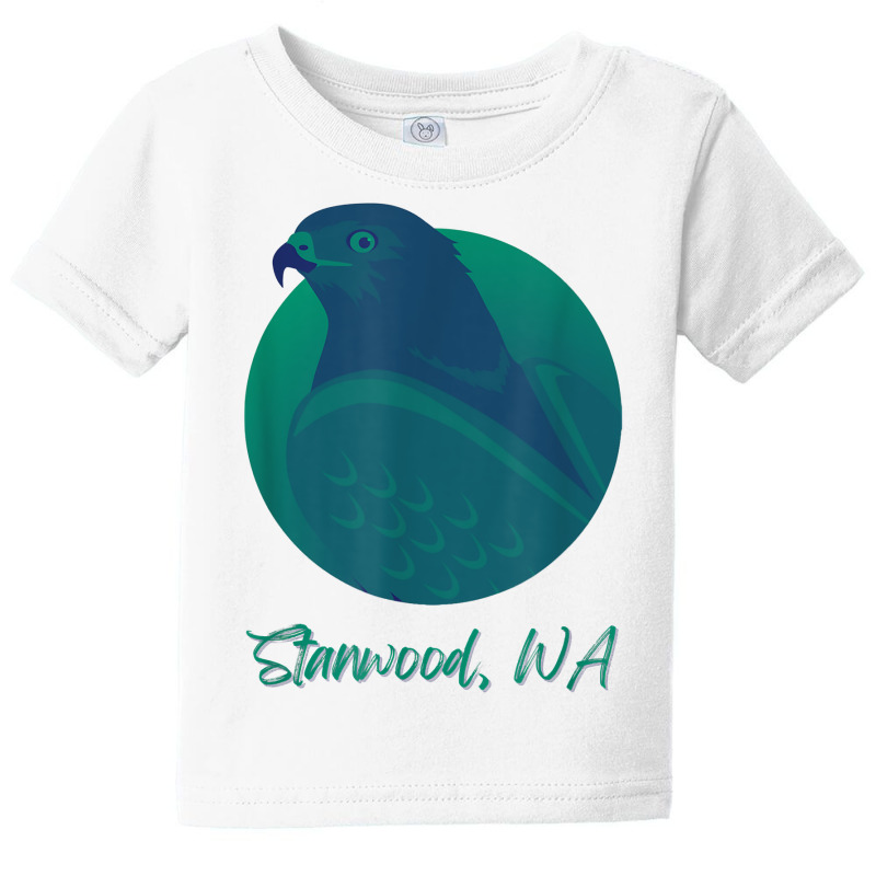 Stanwood Wa Osprey Sea Green Raptor Ocean Bird T Shirt Baby Tee by MoczoTenleigh | Artistshot