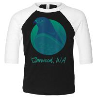 Stanwood Wa Osprey Sea Green Raptor Ocean Bird T Shirt Toddler 3/4 Sleeve Tee | Artistshot