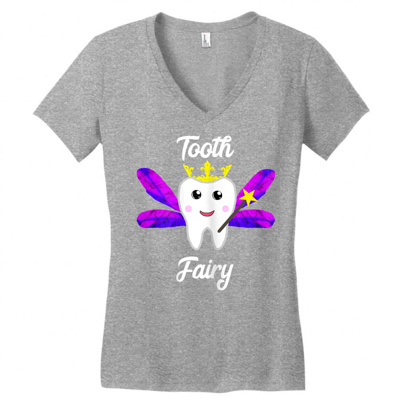 Tooth Fairy Cute Dental Assistant Oral Dentist Costume T Shirt Women's V-Neck T-Shirt by AshleyPenez | Artistshot