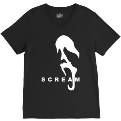 scream 1 slasher horror V-Neck Tee | Artistshot