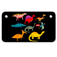 Dinoland Motorcycle License Plate | Artistshot