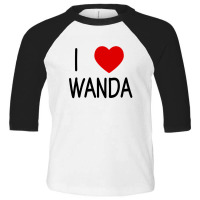 I Love Wanda Toddler 3/4 Sleeve Tee | Artistshot